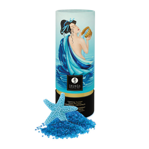 Shunga Erotic Art Foaming Scented Dead Sea Salts Oriental Crystals-Ocean Temptations