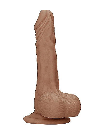 RealRock Ultra by Shots Realistic 9 Inch Dong with Testicles-Tan
