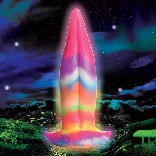 Creature Cocks Glow in the Dark Unicorn Kiss Unicorn Tongue Dildo