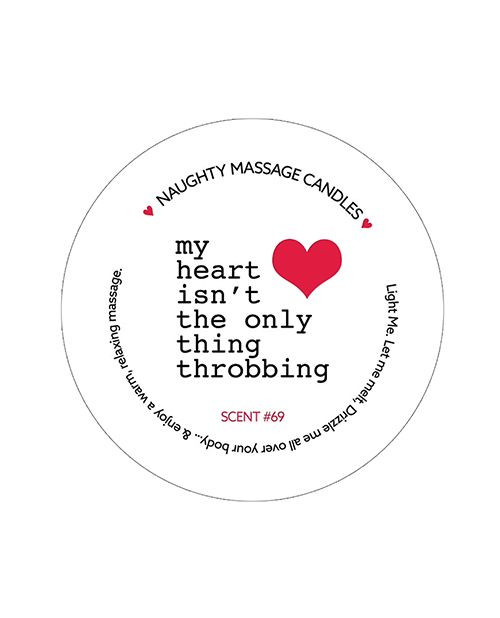 Valentines Naughty Massage Candle by Kama Sutra-Throbbing Heart