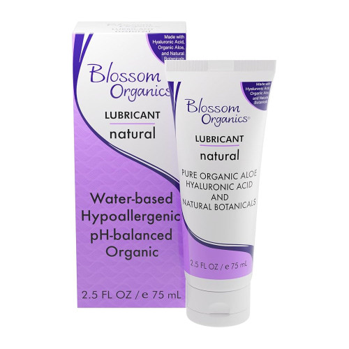 Pure Organic Aloe Natural Lubricant by Blossom Organics-2.5 fl oz