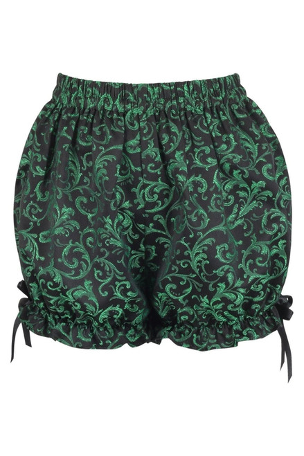 Daisy Corsets Green and Black Brocade Bloomers