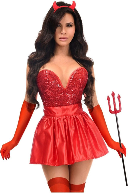 Daisy Corsets 5 Piece Premium Devil Corset Costume
