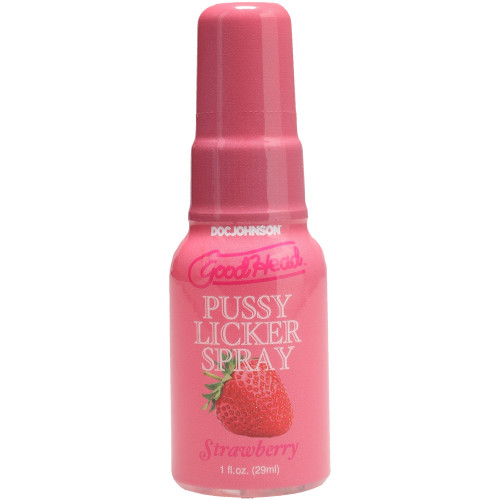 Doc Johnson GoodHead Pussy Licker Spray-Strawberry