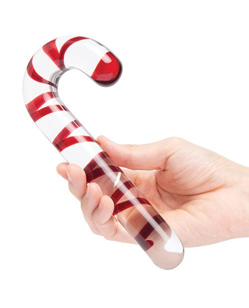 Candy Cane Dream 7.5 Inch Glass Dildo Candy Cane Dream 7.5 Inch Glass Dildo