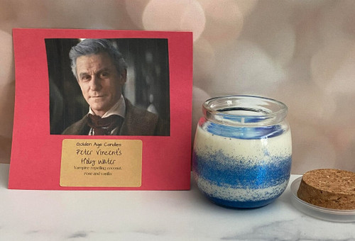 Peter Vincent's Holy Water Roddy McDowall Inspired Soy Wax Candle