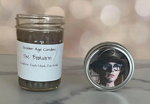 The Bookworm Roddy McDowall Inspired Soy Wax Candle