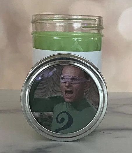 Riddlin' Riddler Frank Gorshin Inspired Soy Wax Candle