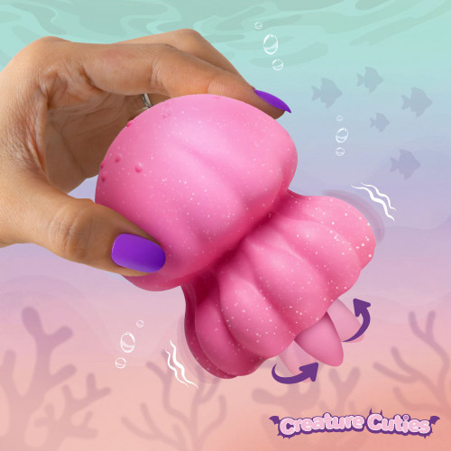 Creature Cuties Glow Jelly Licking and Vibrating Stimulator
