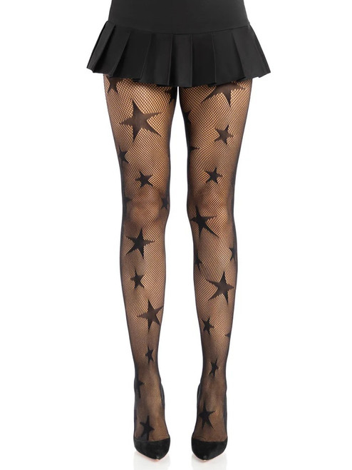 Black Star Net Tights