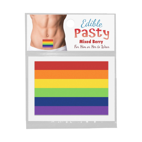 Edible Rainbow PRIDE Flag Pasty