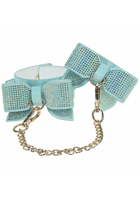 Shots Ouch! Paris Collection Blue Leg Cuffs