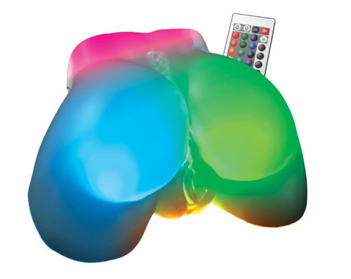 PDX Elite After Dark Go Go Booty LED Mega Masturbator Frosted