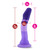 Avant D2 Silicone Dildo Purple Rain Colors by Blush Novelties