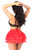 Ribbon Tutu Petticoat by Daisy Corsets-Red