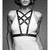 The Maze Collection Cross Cleavage Harness by Bijoux Indiscrets-Black