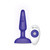 b-Vibe Trio Vibrating Butt Plug with Remote-Purple