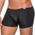 Male Power Black Seamless Sleek Short for Men