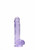 RealRock Crystal Clear Realistic Dildo by Shots-Purple