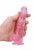 RealRock Crystal Clear Realistic Dildo by Shots-Pink