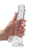 RealRock Crystal Clear Realistic 8 Inch Dildo by Shots-Transparent