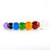 Glass Rainbow Bubble Dildo by Crystal Delights