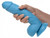 Pop Peckers 8.25 Inch Colorful Dildos by XR Brands-Blue