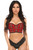 Lavish Red Plaid Underwire Short Bustier by Daisy Corsets