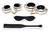 Master Series Kink in the Dark Glowing Cuffs Blindfold Paddle Bondage Set