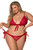 Sugar and Spice Ribbon Tie Bra and Panty Set-Red