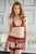 Allure Lingerie Willow Burgundy Lace and Mesh Bra and Panty Set