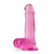 B Yours Plus Rock N Roll 7 Inch Transparent Dildo-Pink