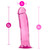 B Yours Plus Thrill N Drill 9 Inch Transparent Dildo-Pink