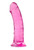 B Yours Plus Roar N Ride 8 Inch Transparent Dildo-Pink