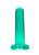 RealRock Crystal Clear Non Realistic 5 Inch Dildo by Shots-Turquoise