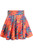 Stretch Lycra Skirt by Daisy Corsets-Orange Tie Dye Print