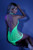 Glow Black Light Neon Green Shock Value Dress by Fantasy Lingerie