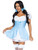 Dorothy Blue Gingham Dress Costume With Split Skirt