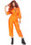 Women's Orange State Prison Jumpsuit Costume