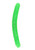 RealRock Glow In The Dark 15 Inch Double Dong by Shots-Neon Green