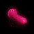 RealRock Glow In The Dark Slim 11 Inch Dildo by Shots-Neon Pink