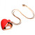 Charmed Vibrating Silicone Heart Necklace