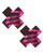 Temperature Reactive Neon Pink X Factor Nipple Cover Pasties