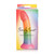 Simply Sweet 6.5 Inch Phallic Rainbow Silicone Dildo