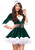 Mrs. Claus Hooded Dress Costume