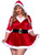 Mrs. Claus Hooded Dress Costume