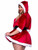 Mrs. Claus Hooded Dress Costume