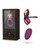 Zalo Bayek Vibrating Couples Ring with Remote-Velvet Purple