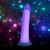 Lollicock 7" Glow In The Dark Silicone Dildo-Purple