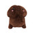 Shots Brown Plush Short Penis Stuffy-8 Inch